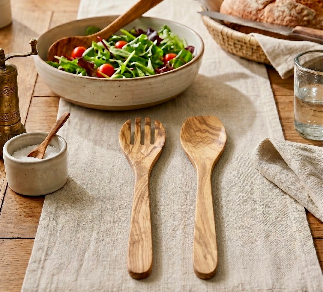 Wooden Salad Servers