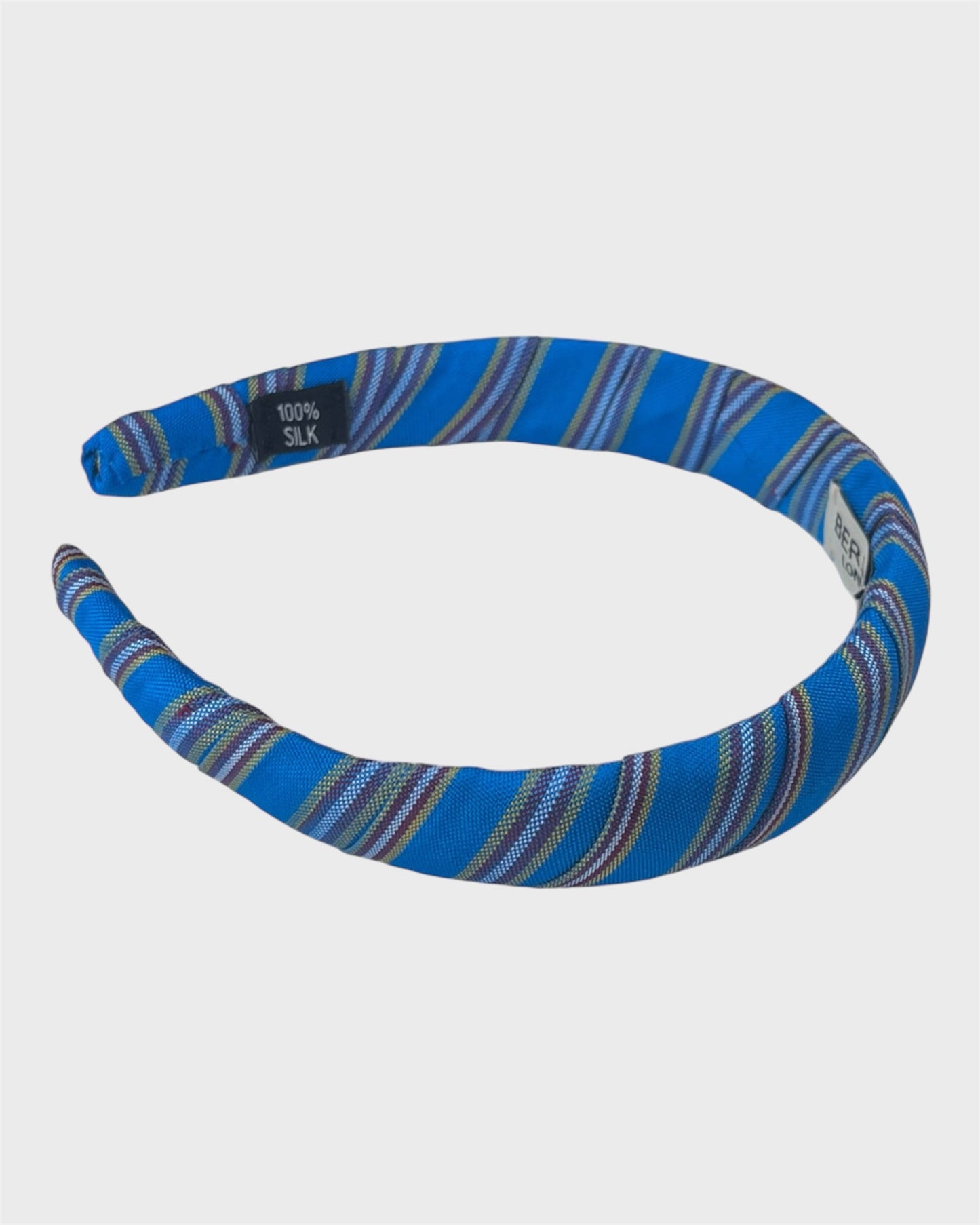 Keteni Headband-Striped Blue