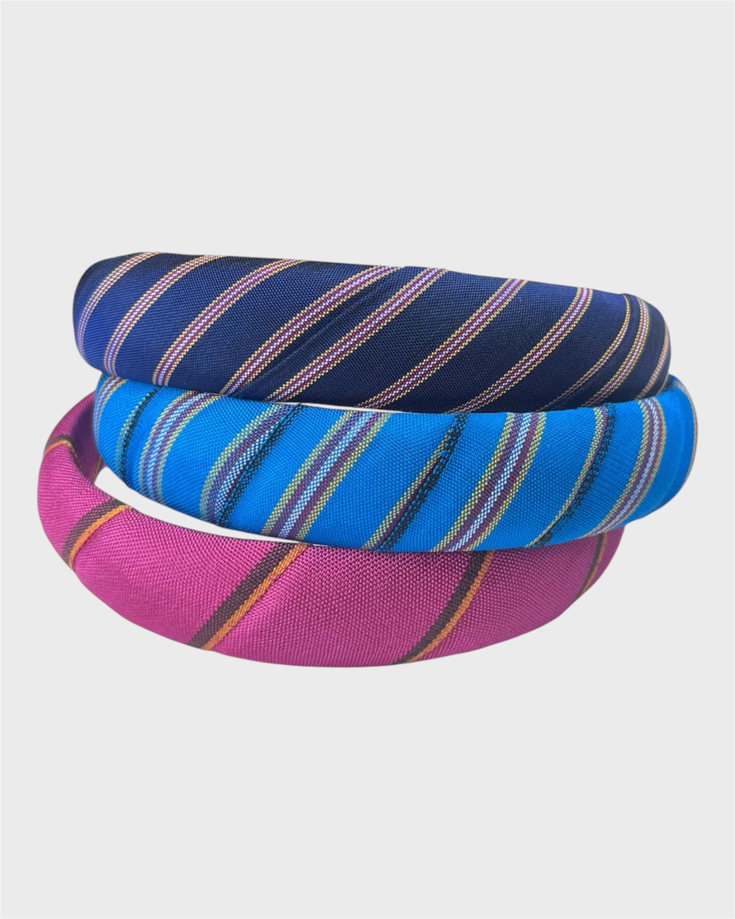 Keteni Headband-Striped Navy