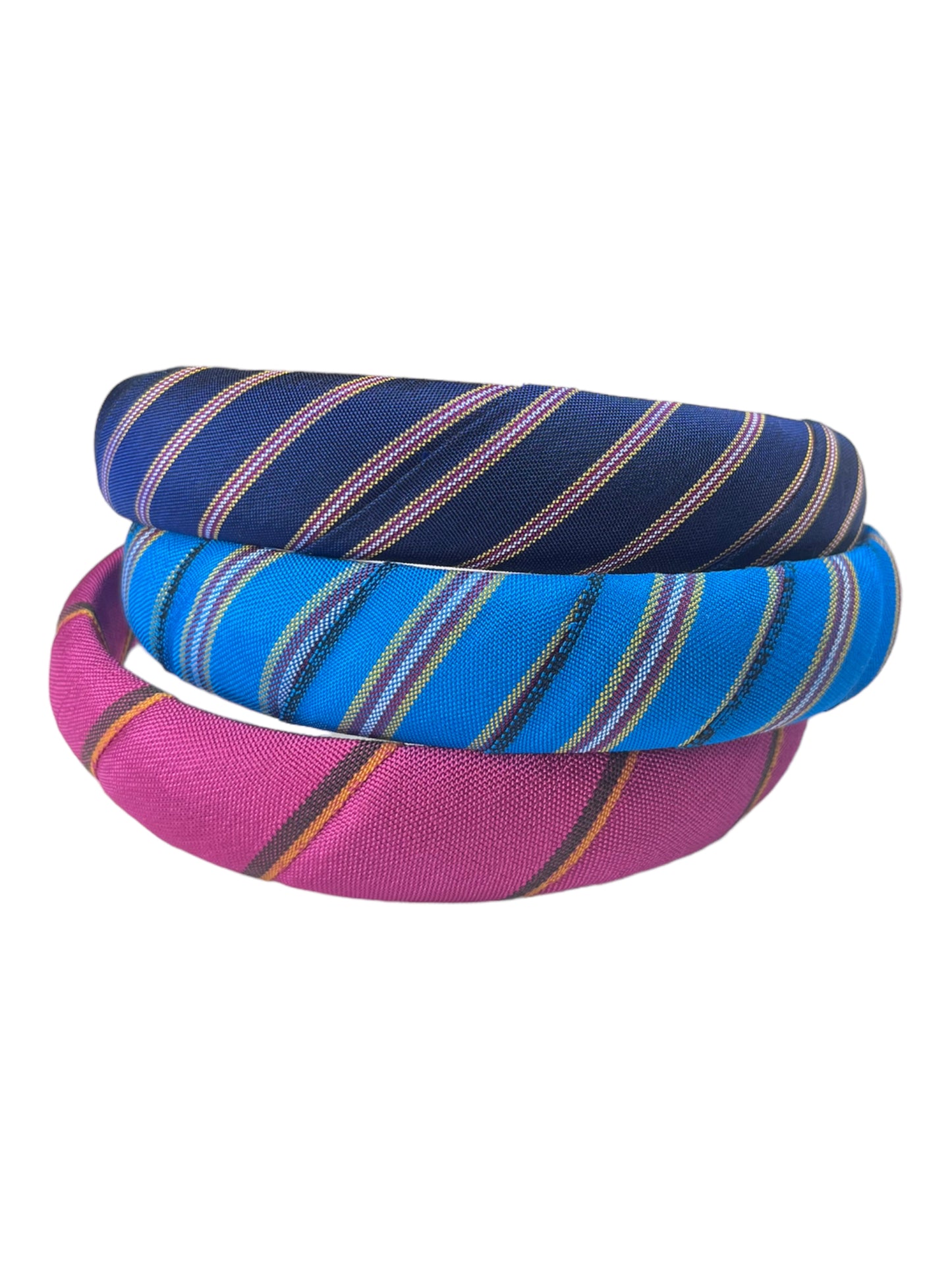 Keteni Headband-Striped Navy