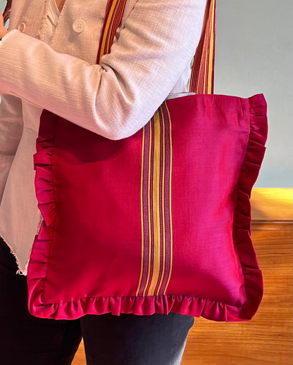 Keteni Tote Bag-Fuchsia