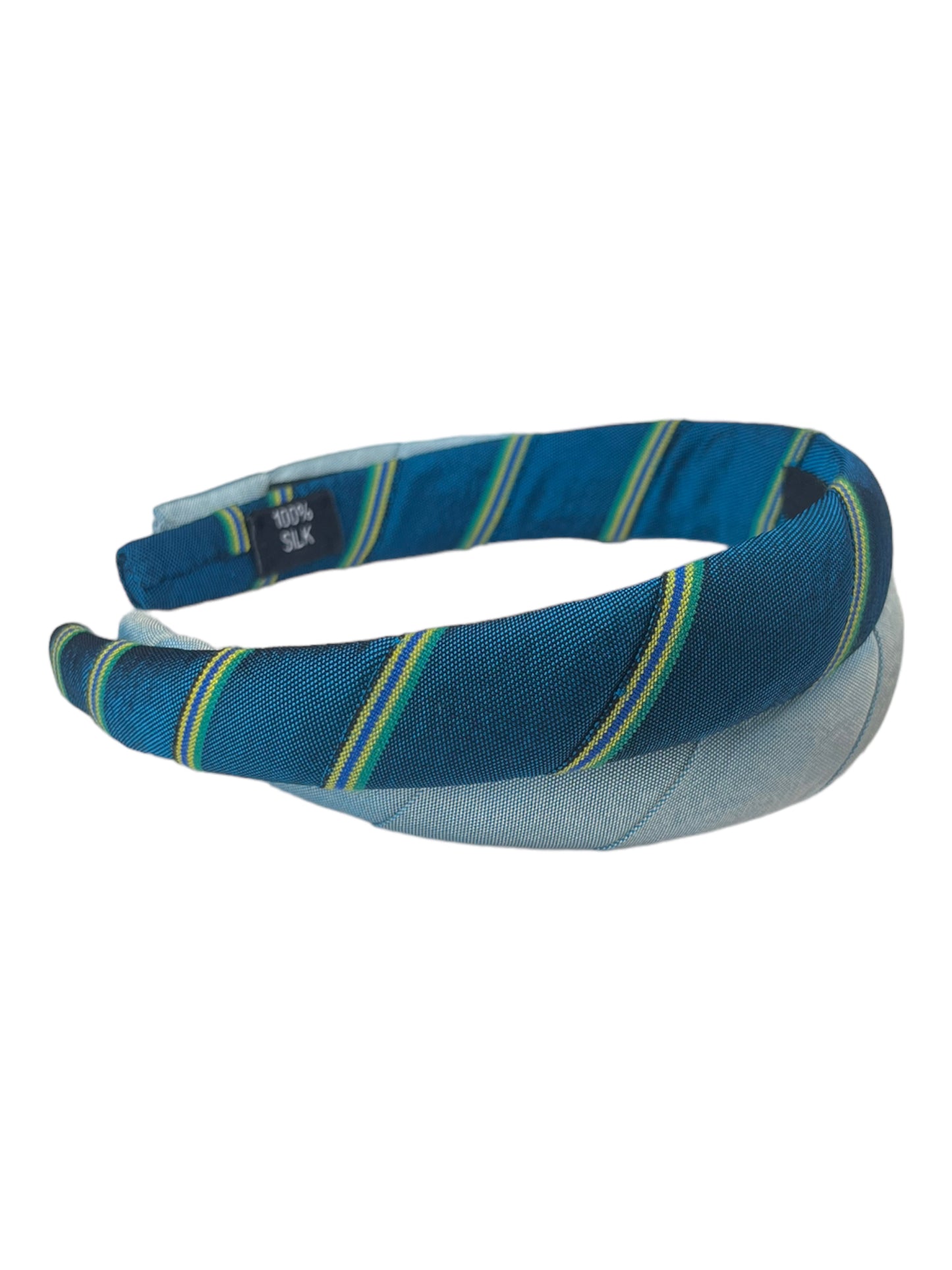 Keteni Headband-Striped Petrol Blue