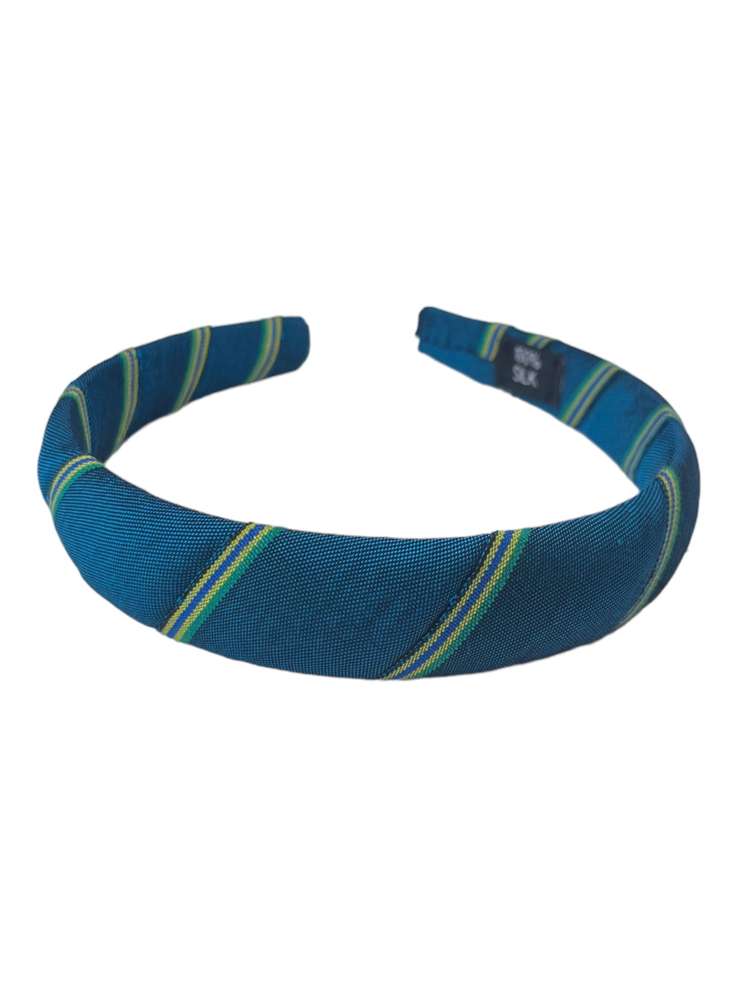 Keteni Headband-Striped Petrol Blue