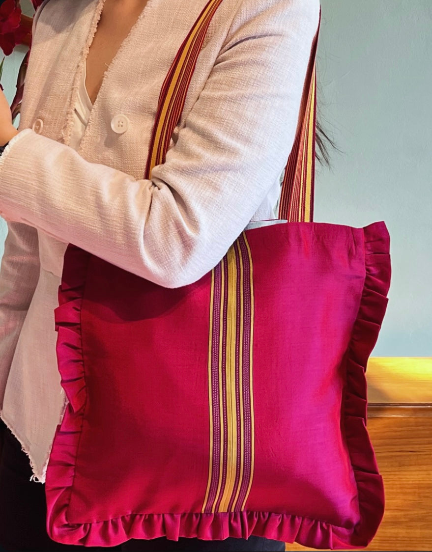 Keteni Tote Bag-Fuchsia