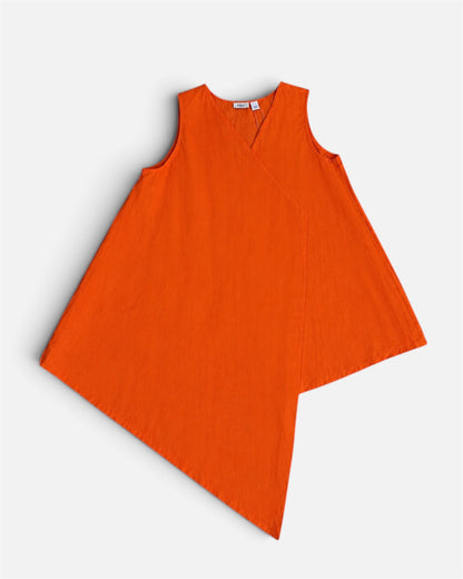 Linen Top - Orange