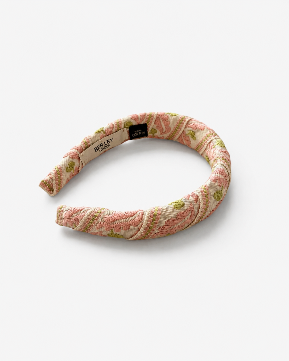 Cotton Headband - Floral Pink